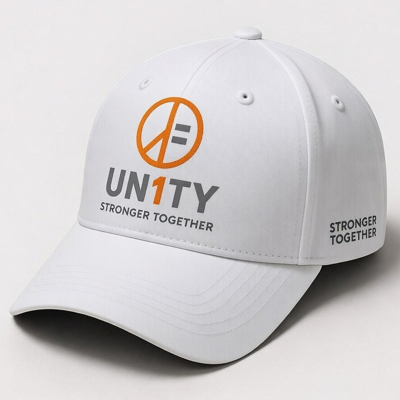 UN1TY Waterproof Performance Snapback Hat - White